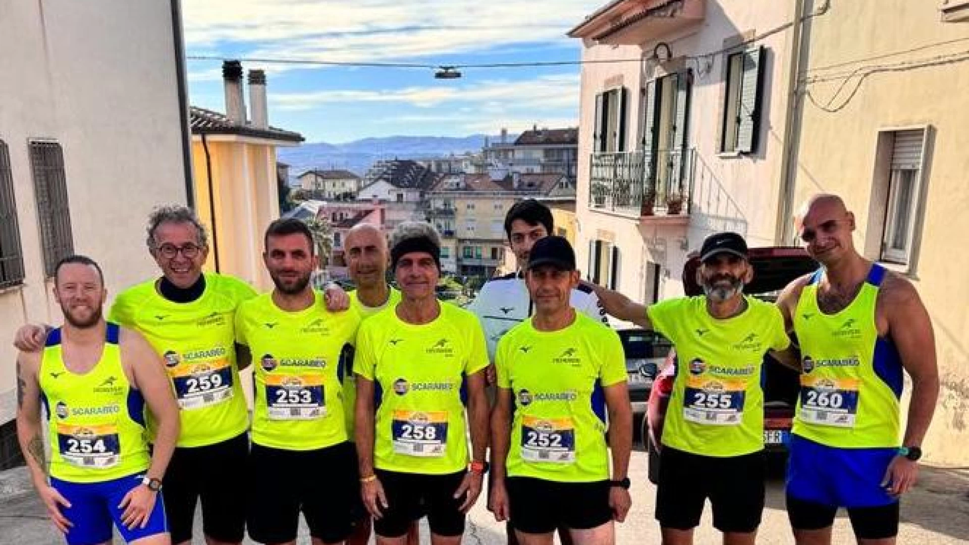 Asd Free Runners Isernia Elcom Distribuzione alla Maratona di Firenze
